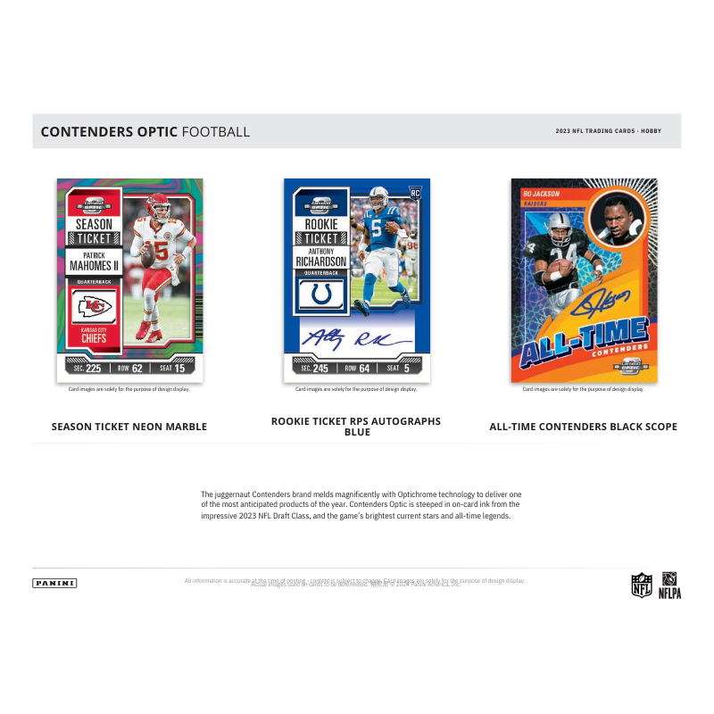 2023 Panini Contenders Optic Football Hobby Box